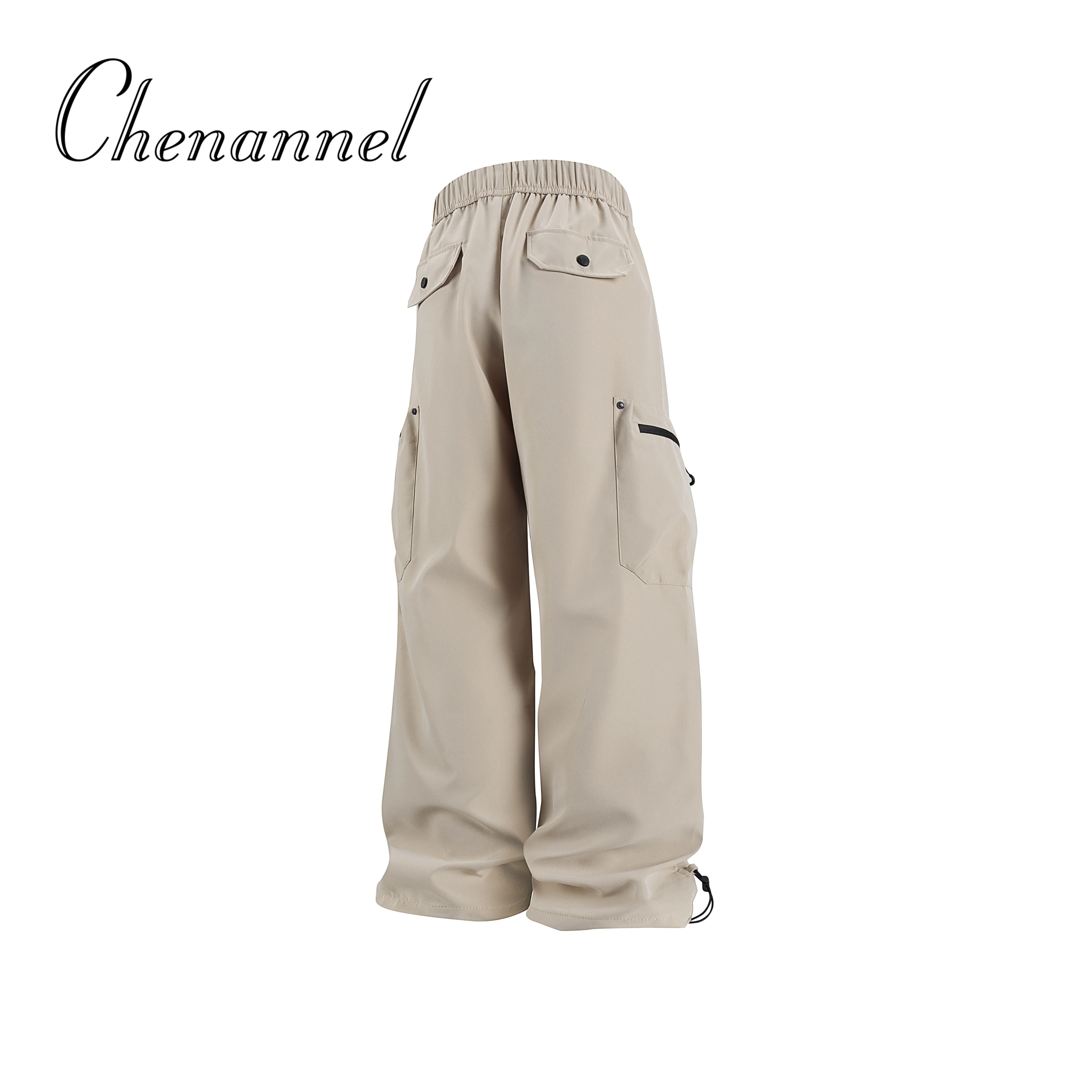 

Мужские спортивные штаны, прямые джоггеры для спорта и уличной одежды, свободные длинные брюки большого размера на шнурке, мужские брюки с несколькими карманами