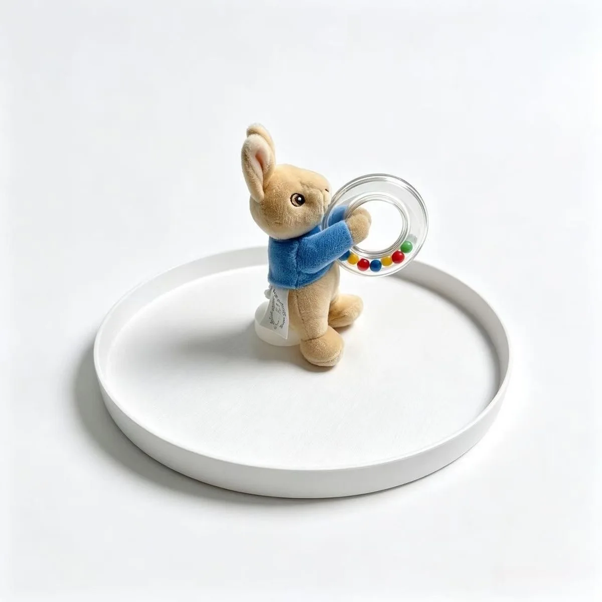 New Cute Rabbit Ring Plush Kids Stuffed Animals Toys For Children Gifts 16CM