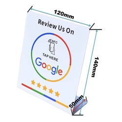 Recensione Google NFC Stand Display Display da tavolo NFC Tap Card Stand Recensione su Google NTAG 216 888 byte NFC Stand