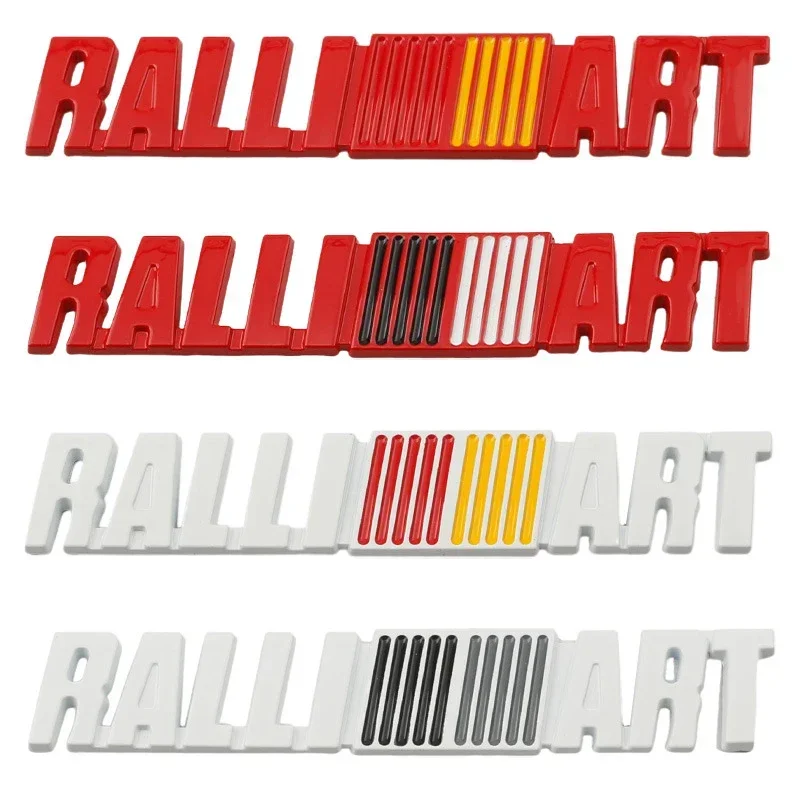 Car Front Grille Badge Sticker for Mitsubishi Ralliart ASX OTO Lancer9 Colt V33 Cordia Pajero Outlander Eclipse Trunk Emblem