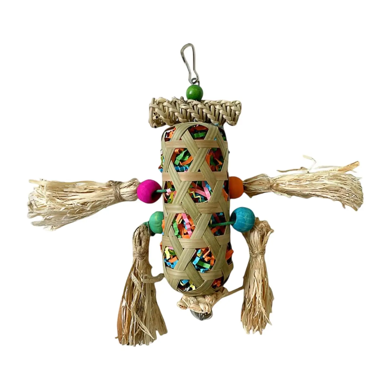 Bird Chew Toy Birds Cage Hanging Toy for Cockatoos Budgies Small Parakeets