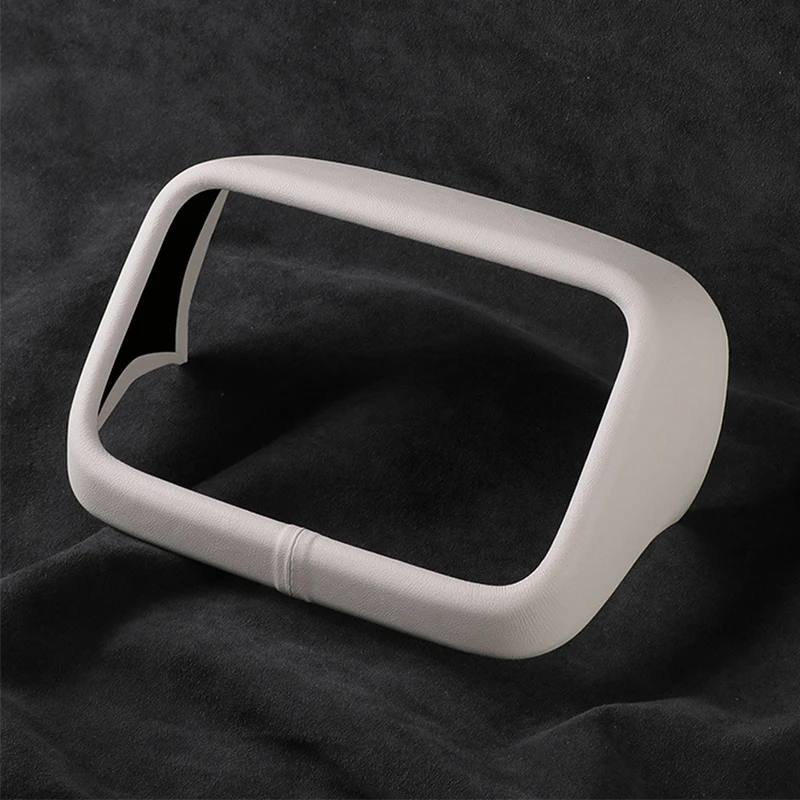 ل Xiaomi YU7 2025 2026 سيارة الخلفي منفذ الهواء عرض حامي إطار غطاء ملصق الكانتارا اكسسوارات السيارات الداخلية