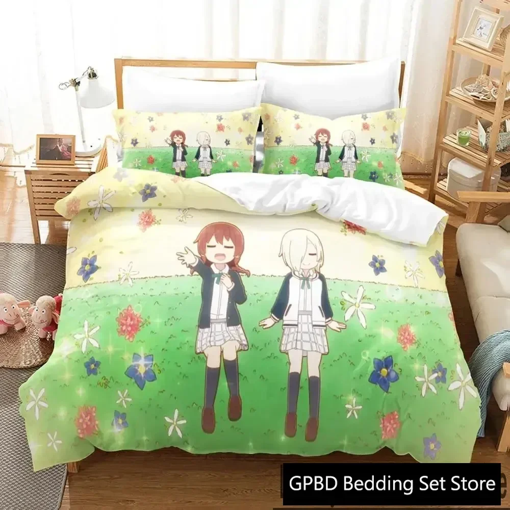 

Anime Nijiyon Animation Bedding Set Single Twin Double Queen King Cal King Size Bed Linen Set