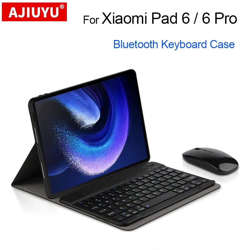 

Wireless Bluetooth Keyboard Mouse Case For Xiaomi MiPad 6 Pro 2023 Mi Pad 6 Pro MiPad6 11" Tablet Cases Protective Cover Shell