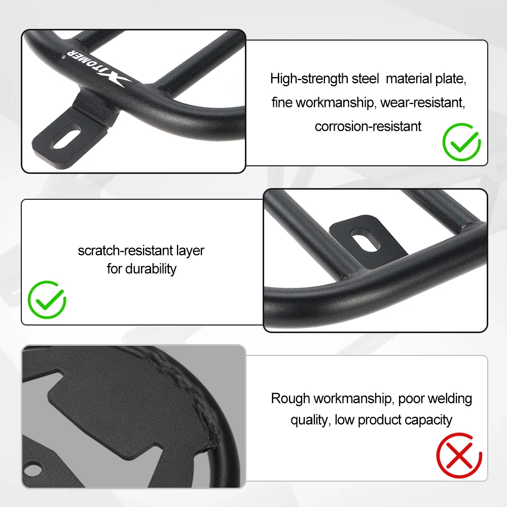 Cargo Holder Support Bracke For Kawasaki Eliminator 500 2024-2025 Motorcycle Rear Luggage Rack Carrier Case Top Box Shelf Holder