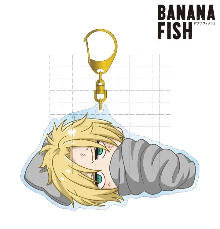 게임 키 체인 인형 애니메이션 Okumura Eiji Ash Lynx Shorter Wong 아크릴 열쇠 고리 펜던트 선물용