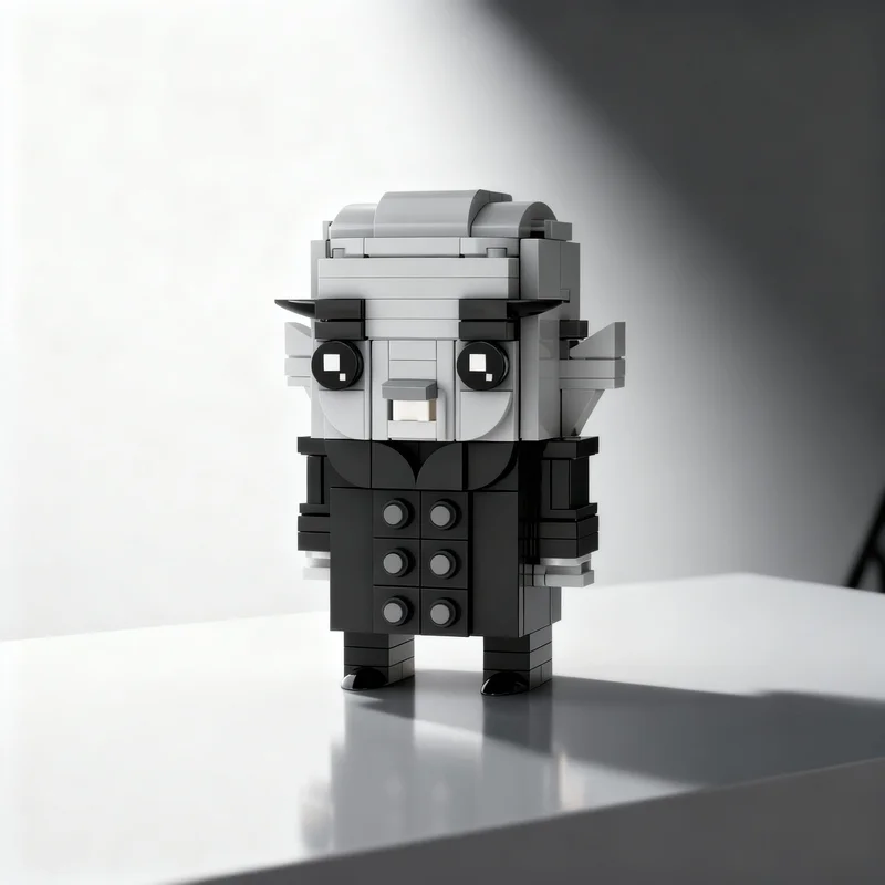 

206pcs MOC Brickheadz Count Orlok Nosferatu Model Toy Building Blocks Architecture Assemble Christmas Gifts DIY Creative Idea