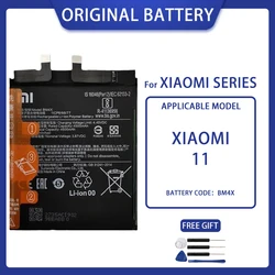 Original Xiao Mi BM4X 4710mAh Phone Battery For Xiaomi 11 Xiaomi11 Mi11 Replacement Batteries Bateria Fast Shipping