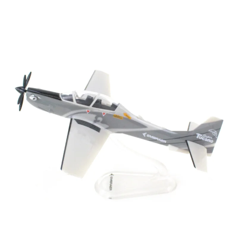 JASON TUTU Embraer A-29 Super Toucan Fighter Aircraft Diecast 1/100 Scale Miniature Planes A29 Airplane Model Dropshipping