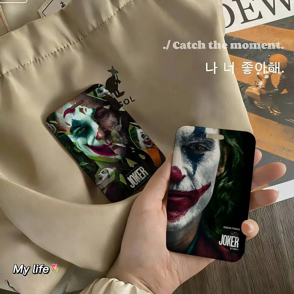J-Joaquin P-Phoenix J-Joker Taschen-Kreditkarten-ID-Kartenhalter mit Halsband