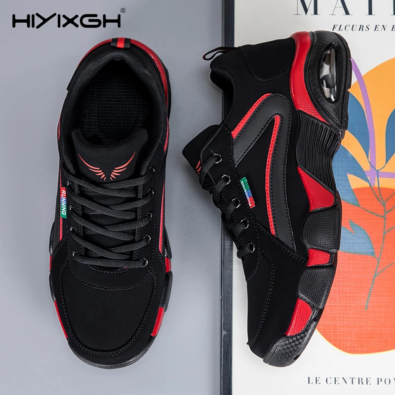 

Men's Sneakers Summer Light Mesh Air Cushion Sports Shoes Outdoor Lace Up Training Shoes Breathable Shoes For Men Casual