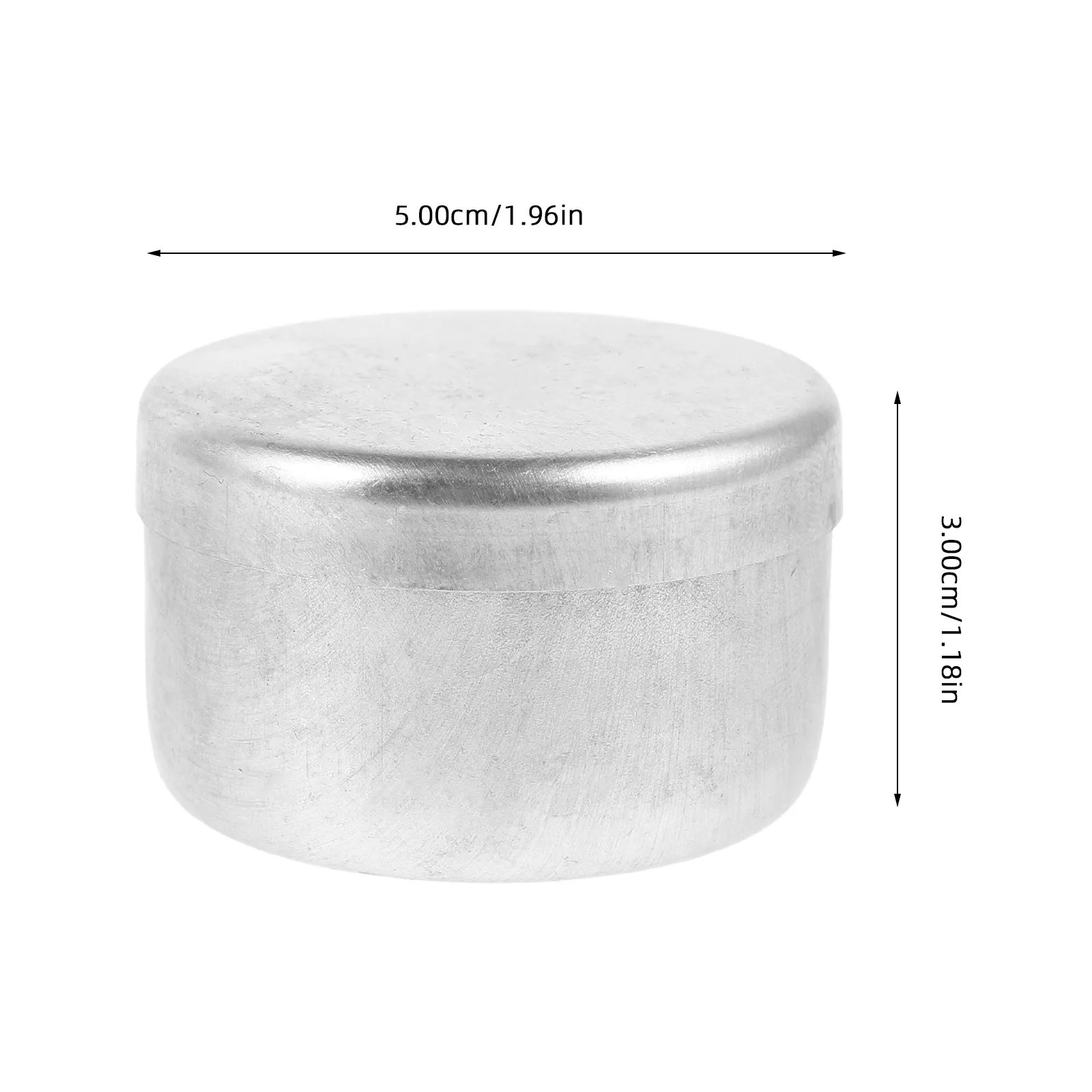 4 Pcs Experimental Utensils Aluminum Soil Boxes Storage Tealight Sample Containers Silver Mini with Lids Holders