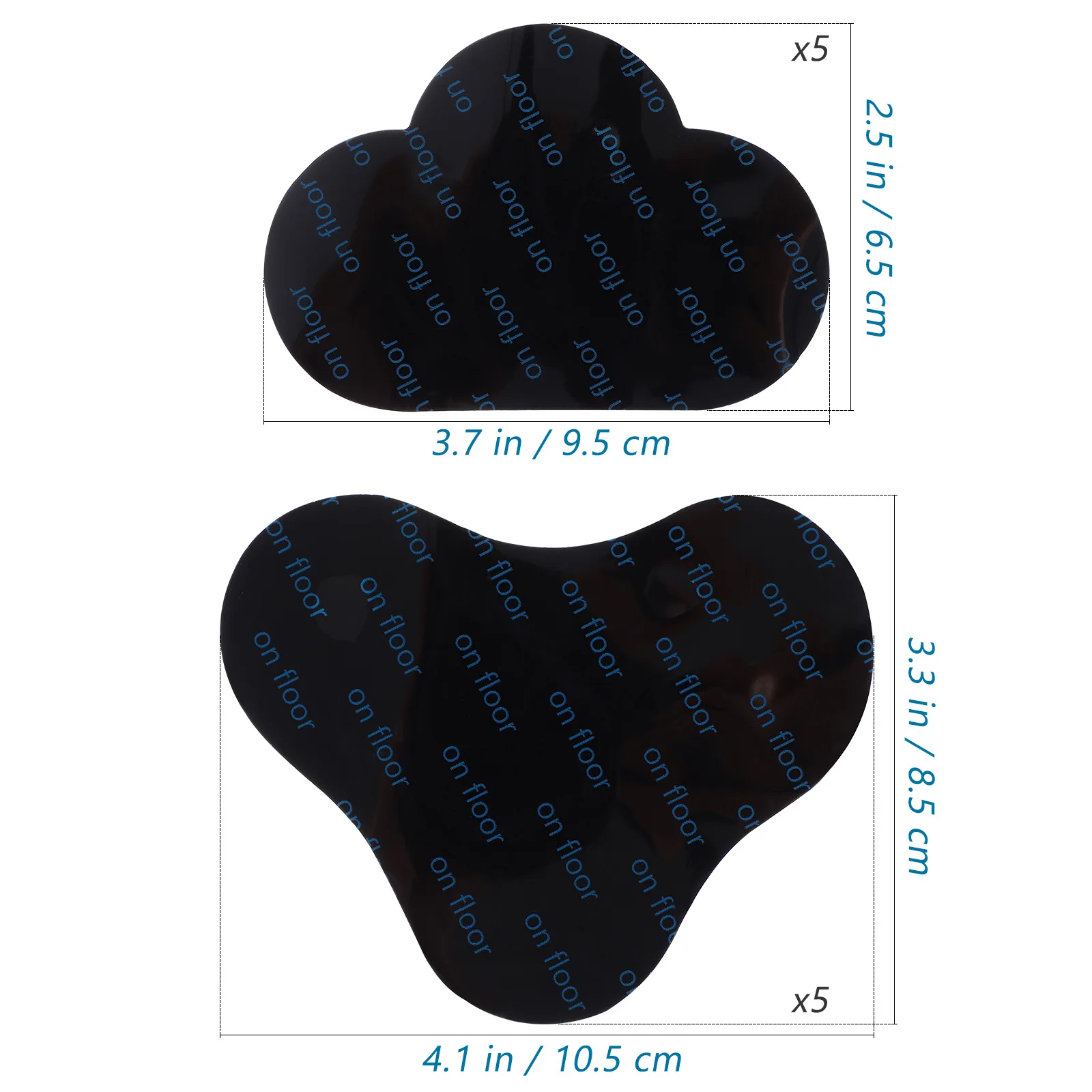 10Pcs Non Slip Rug Stickers Gripper Pads for Hardwood Floors Tiles Anti Skid Carpet Holders Washable Reusable Round Triangle