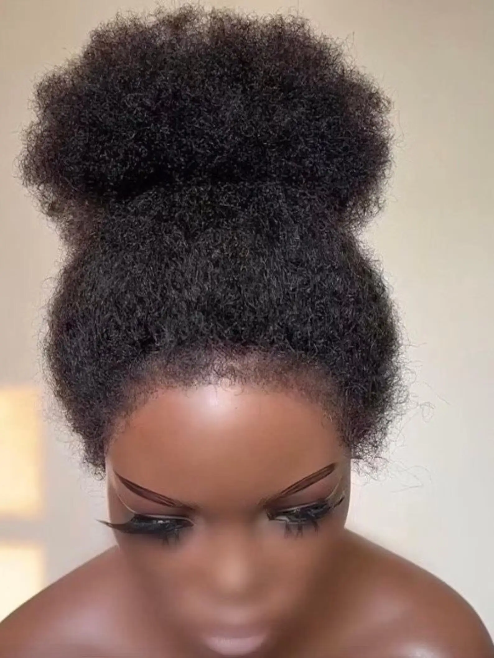 

26 дюймов Yaki Kinky Прямой Мягкий Длинный Черный Натуральный Волос 180 Плотность Парик Фронта Шнурка Для Женщин Бесклеевые Детские Волосы Предварительно Сорванные