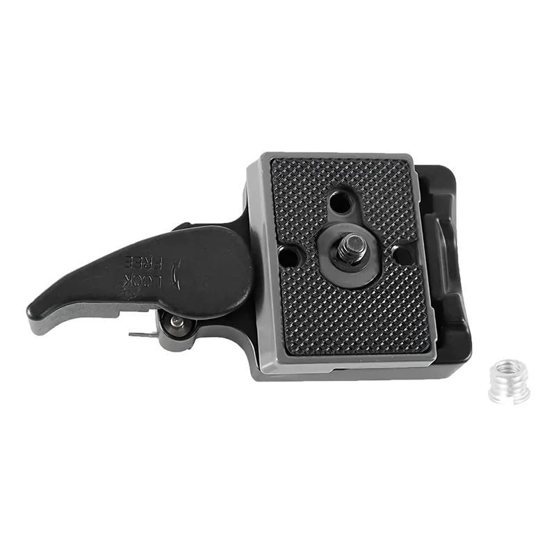 لوحة التغيير السريع للكاميرا مع برغي 1/4 بوصة لـ Manfrotto 200Pl-14 + مشبك لوحة سريع التغيير كاميرا كرة ثلاثية الرأس-PZZW