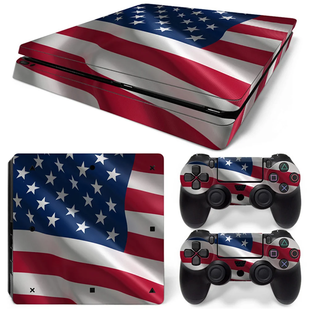 Sticker Best Sell Design Skin Sticker for PS4 Slim Console and Controllers