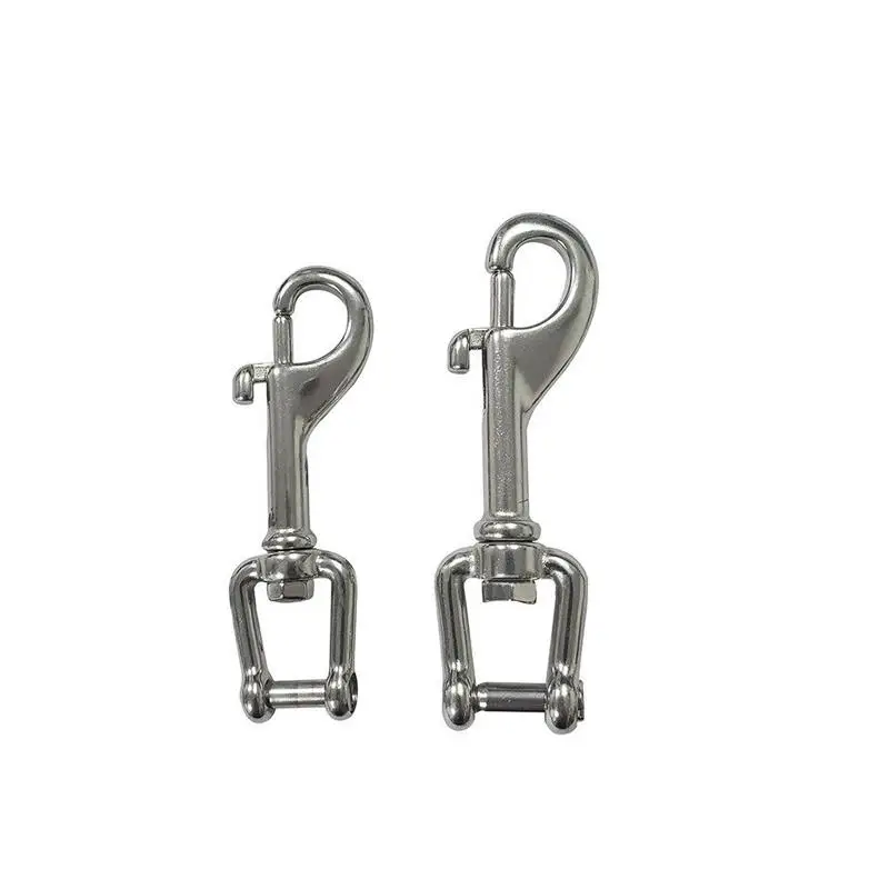 Heavy Duty Swivel Shackle 85 100mm Bolt Eye Bolt Snap Marine Diving Sailing Boat Chain Hook Strap Clip