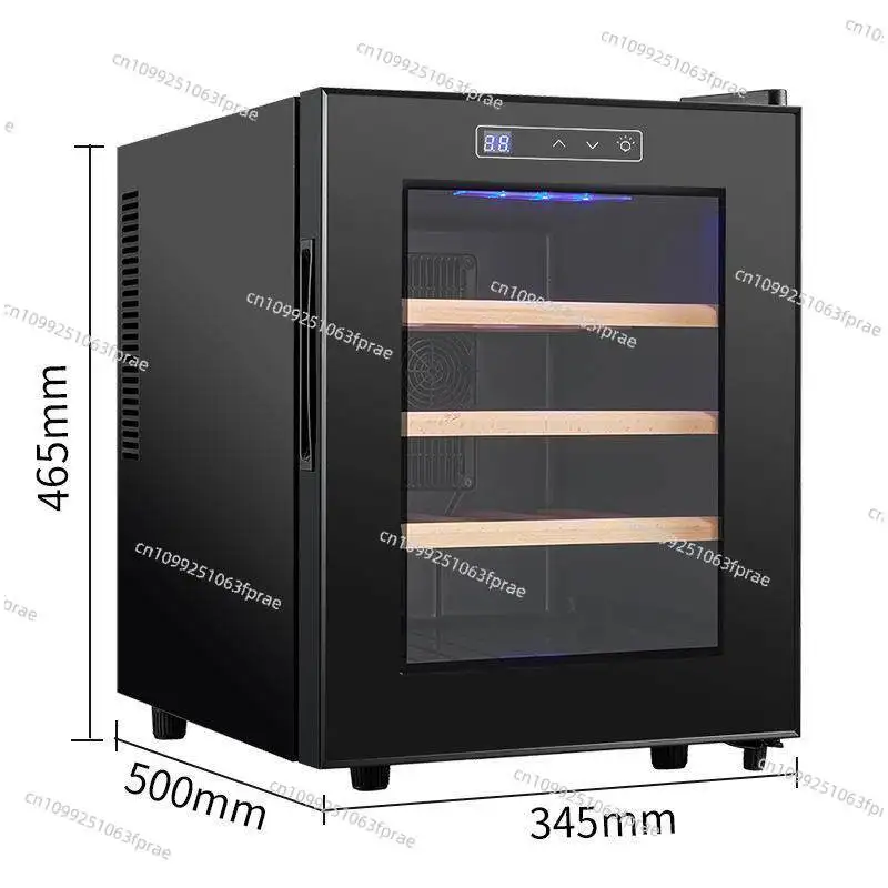 12 Bottles Constant Temperature Refrigerated Wine Cooler, Customizable Mini Beverage Fridge for Red Wine Tea Household Storage