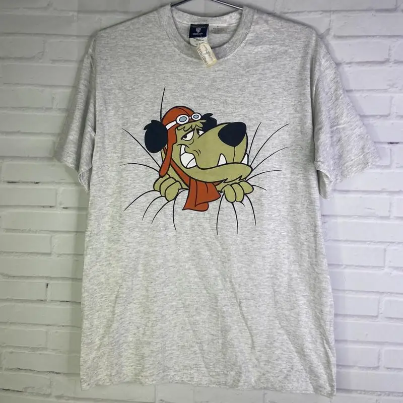 Vtg Hanna Barbera Muttley Dog Wacky Races Double Sided T Shirt Usa Mens Size S