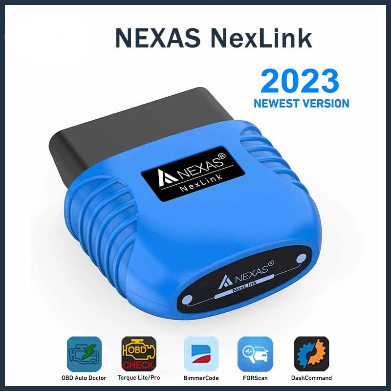 

NEXAS Bluetooth OBD2 Scanner EOBD Motorcycle Car Diagnostic Tools Nexlink OBD 2 Scan Tool Code Reader for iOS Android Windows