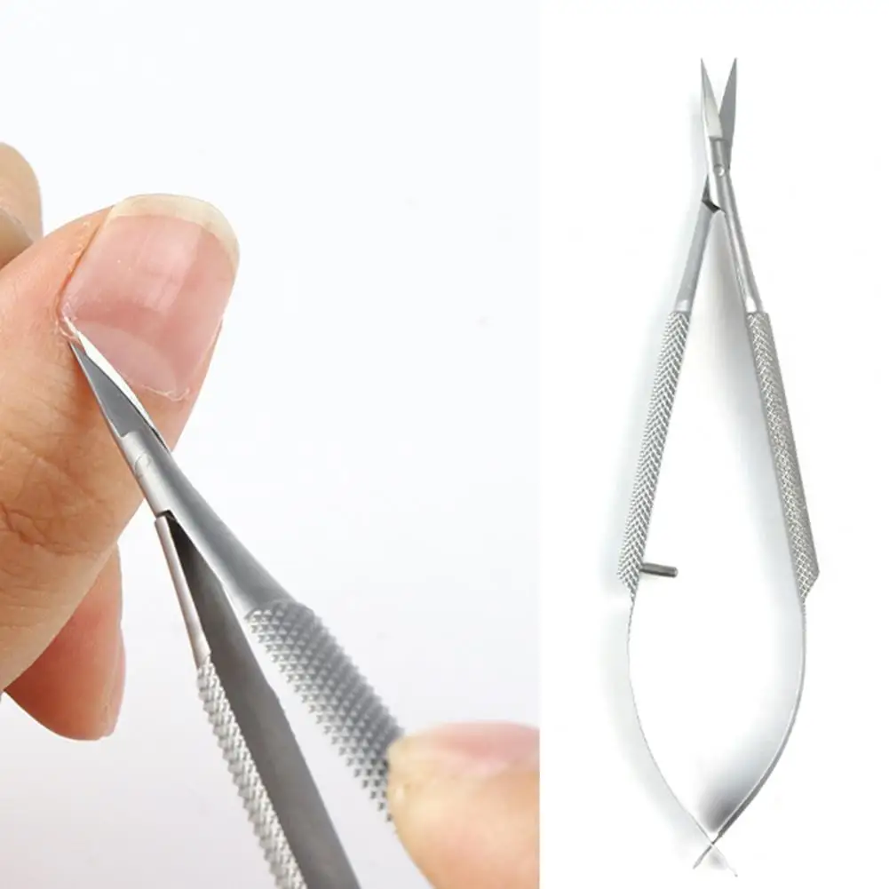 Nail Cuticle Scissor  Tight Closure   Nail Cutter Stainless Steel Straight Curved Nail Cuticle Scissor