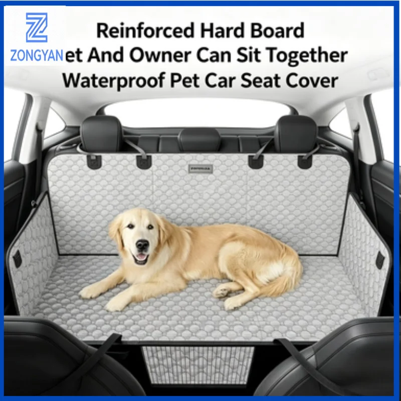 ZONGYAN Pet Car Seat Cover Dog Back Seat Protector Waterproof Anti Dirty Travel Mat  Vehicle Rear Seat Outdoor Trip Anti-fouling