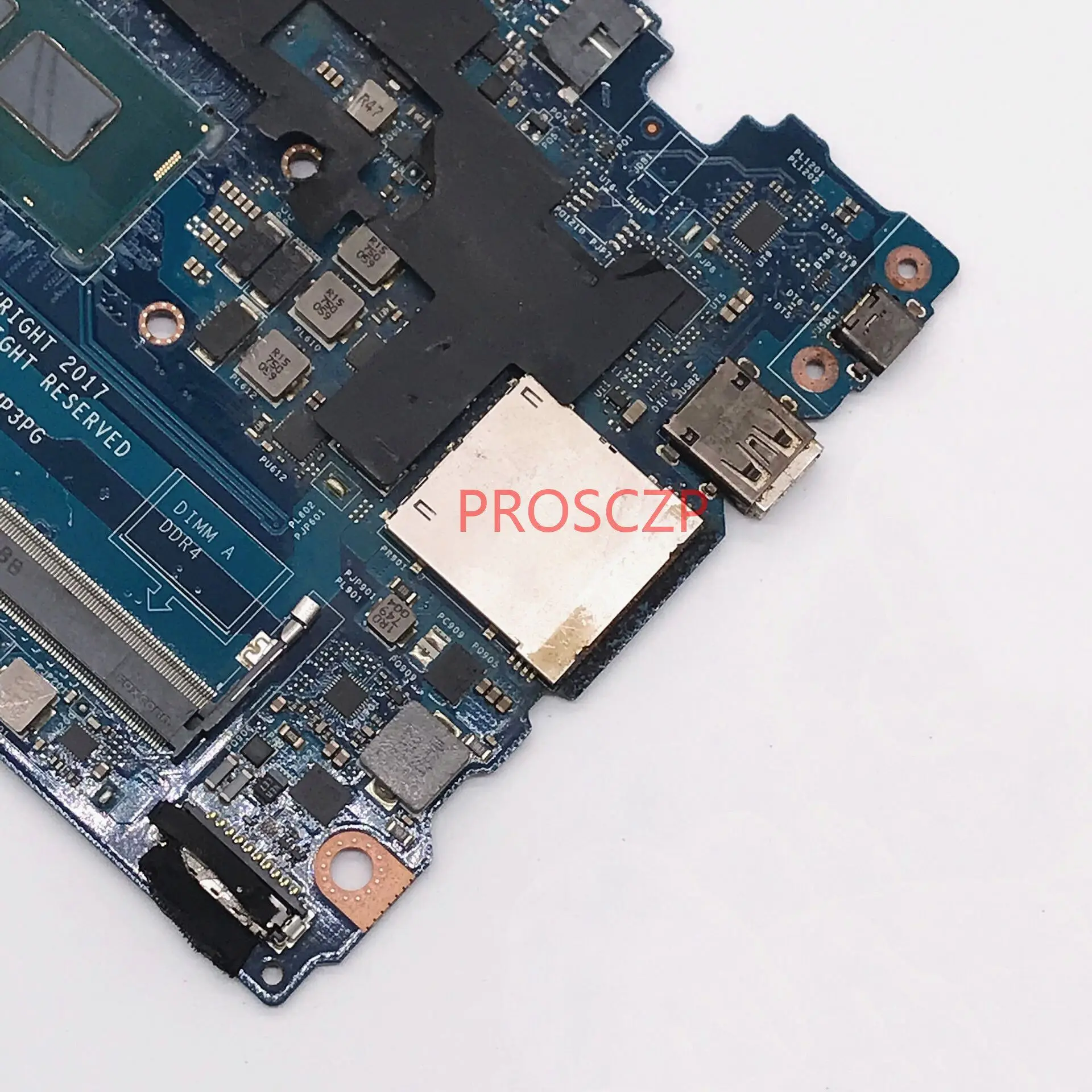 CN-0F58TV 0F58TV CN-018JMR 018JMR CN-0FJGHG 0 DDM80 LA-F411P 15 FJGHG Para DELL 5590 Laptop Motherboard W/ i5-8250U CPU 100% Testado