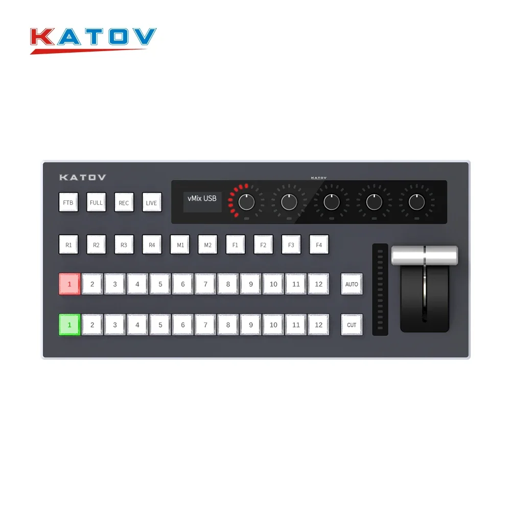 

KATO VISION vMix software switchboard control panel Plug and play DC12V tyst tv-1800vb vmix video switcher control panel