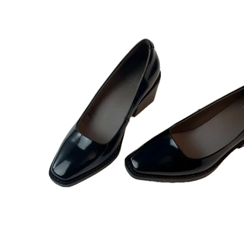 

Casual women's shoes comfortable women's leather shoes fashionable high heel pumps 85