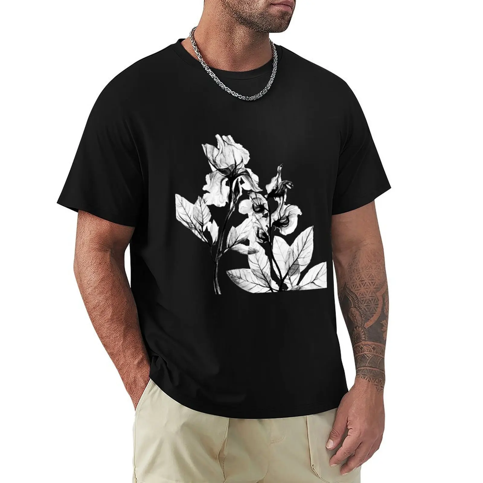 

X-Ray Flowers T-Shirt funny shirt cotton new edition mens t shirt