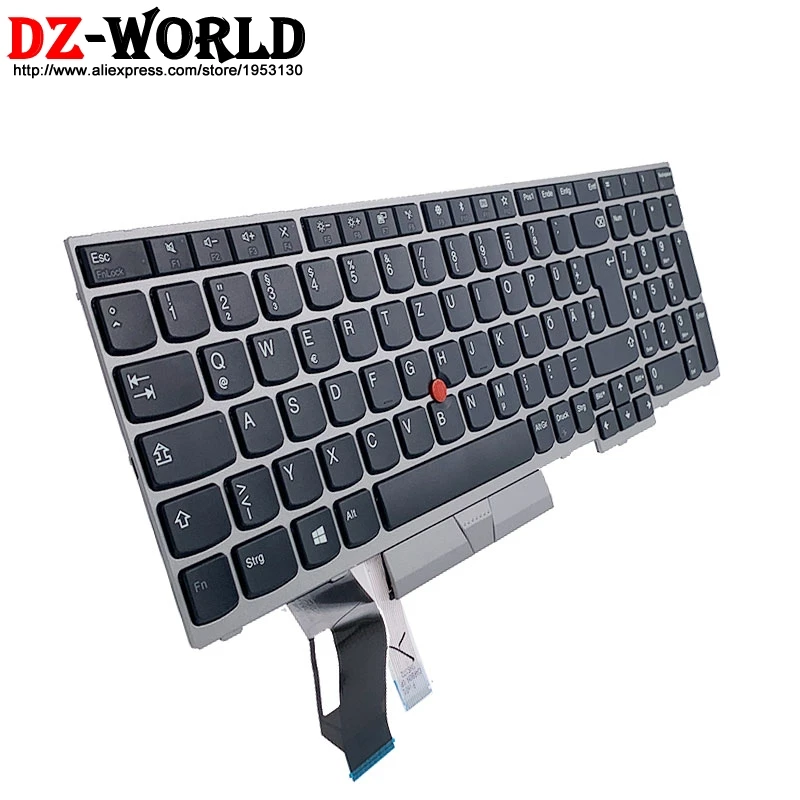 DE German Backlit Keyboard for Lenovo Thinkpad E580 E585 E590 E595 T590 P53S L580 L590 P52 P72 P53 P73 Laptop 01YN712 01YN672