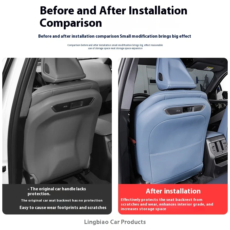 Fit For BMW G45 X3 2025+ Car Seat Back Anti-Kick Pad Full Coverage Car Interior Modification Protection Shell