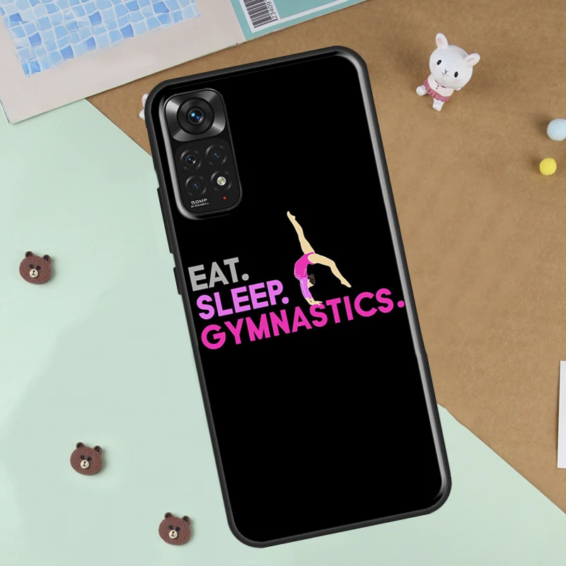 Love Gymnastics Phone Case For Xiaomi Redmi Note 12 8 9 10 11 Pro 8T 9S 10S 11S 12S 10A 9C 10C 12C Cover