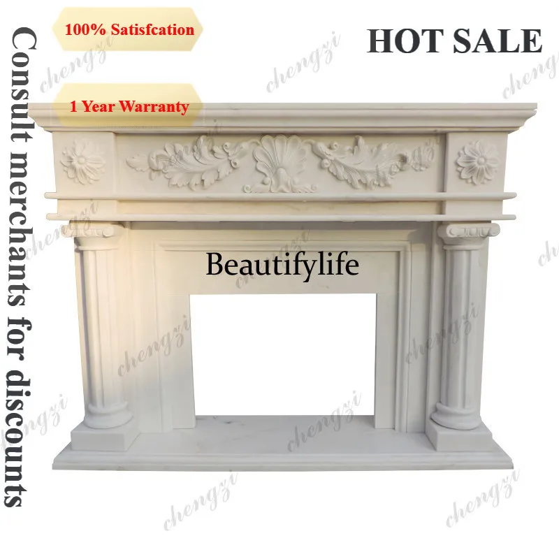 B567  European stone fireplace hand carved fireplace decorative cabinet indoor French fireplace marble