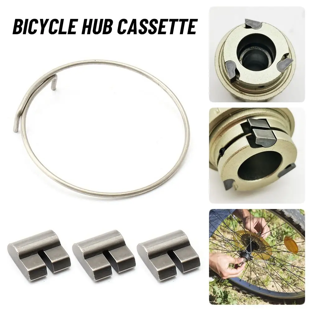 3Pcs Freehub Spring Bike Parts Body Spare Hub Ratchet Ratchet Bicycle Hub Casse…