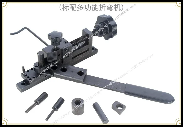 Manual Bending Machine 20012, Small Multifunctional Wire Bender for Stainless Steel Rebar, Household Metal Former