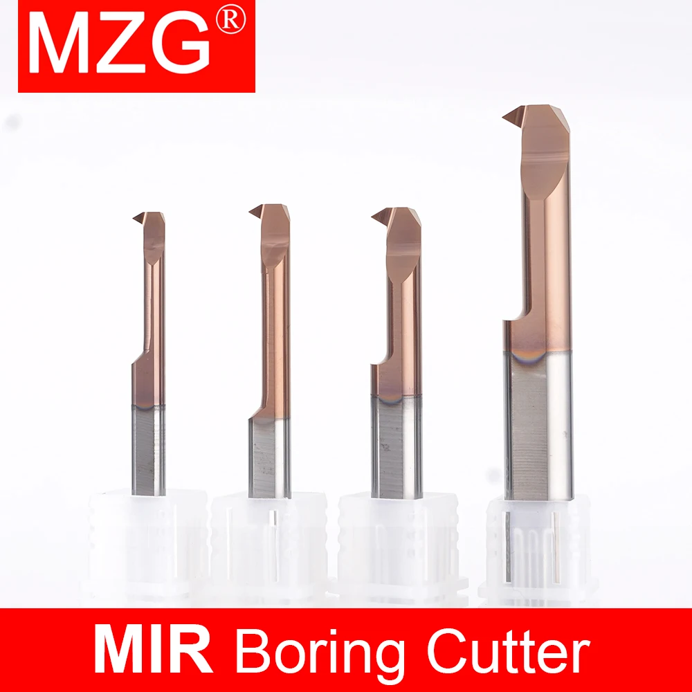 MZG 1 unidad Herramienta de mandrinado de orificios pequeños MIR MIL MIR3 MIR4 MIR5 MIR6 MIR8 A60 A55 L15 L22 L32 Barra de mandrinado de carburo de diámetro pequeño