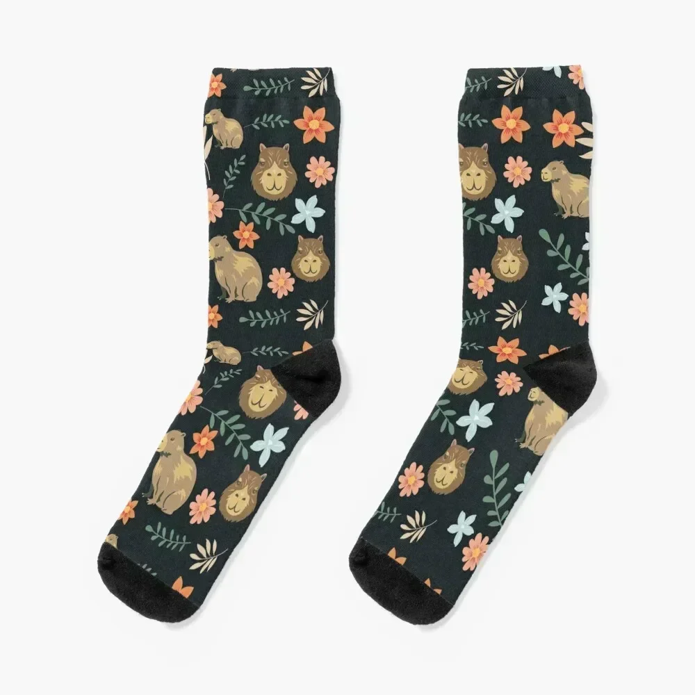 

Capybaras Socks happy hip hop sheer luxe Socks Women Men's