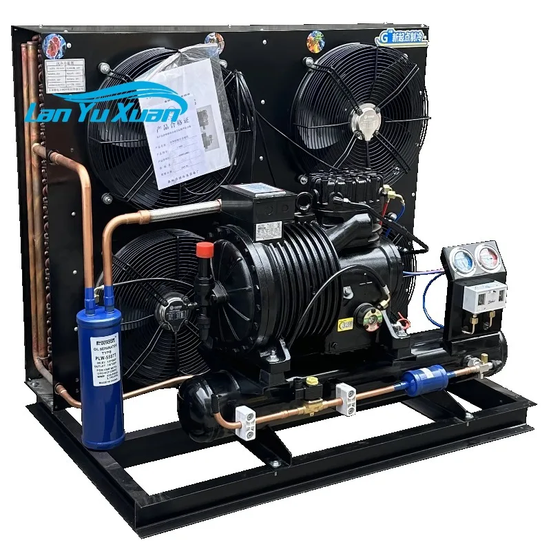 

China Series Eme rson Copeland Scroll Compressor Air-Cooled Fully Enclosed Condensing Units for Cold Storage Refrigeration Unit