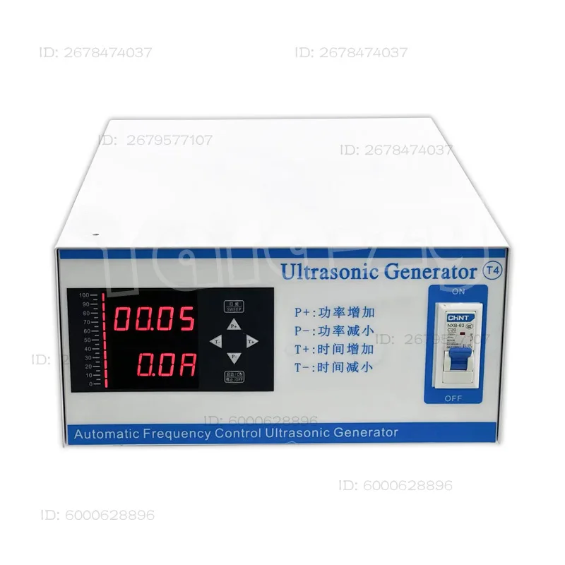 Small Industrial Ultrasonic Generator 28K 40K School Test Dishwasher Intelligent Cleaning Machine 20K THD-T4