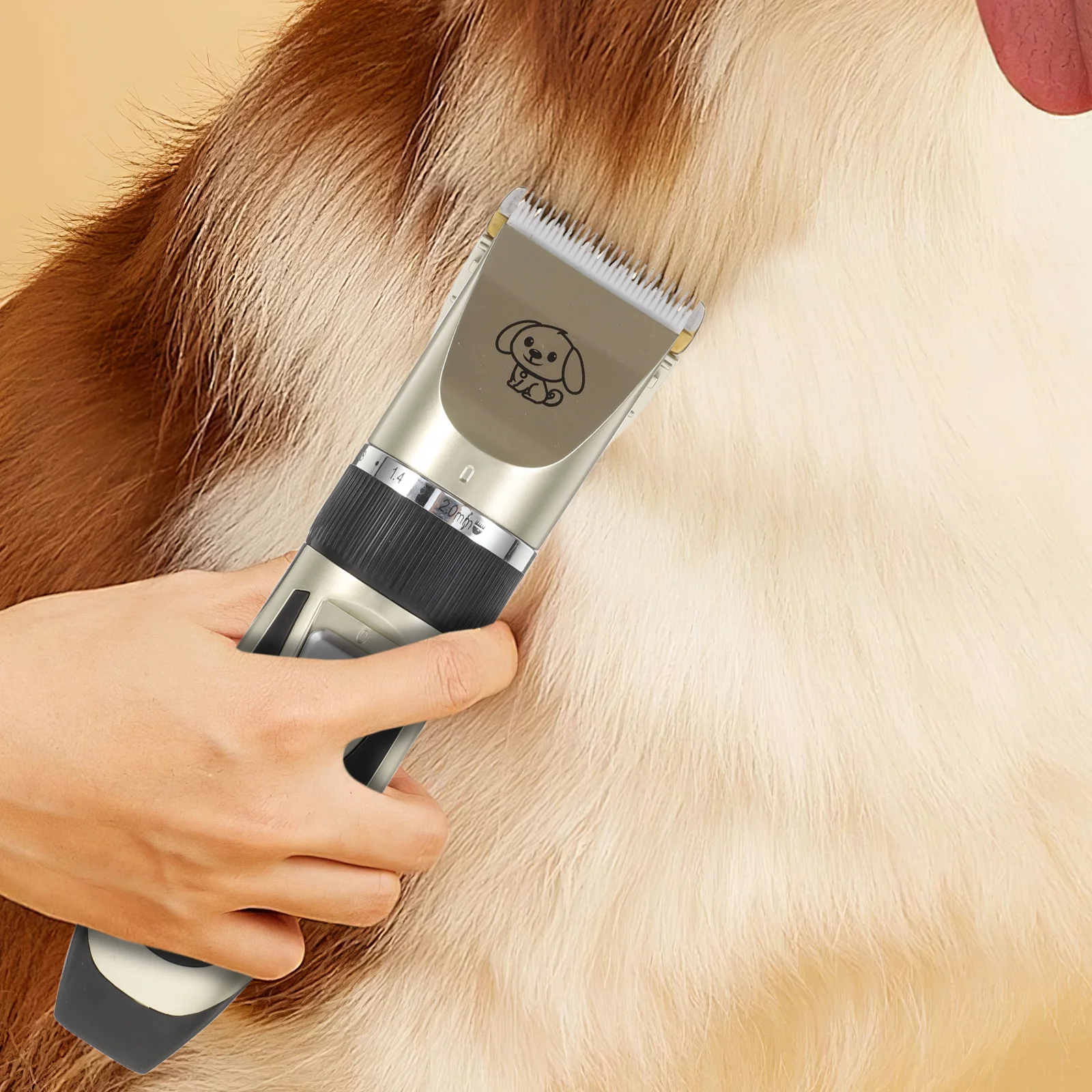 

Electric Pet Clippers 3-4-6-9Mm Comb Set Ceramic Blade For Dogs Cats Safe Quiet Hair Trimmer Usb Rechargeable Pet Clippers