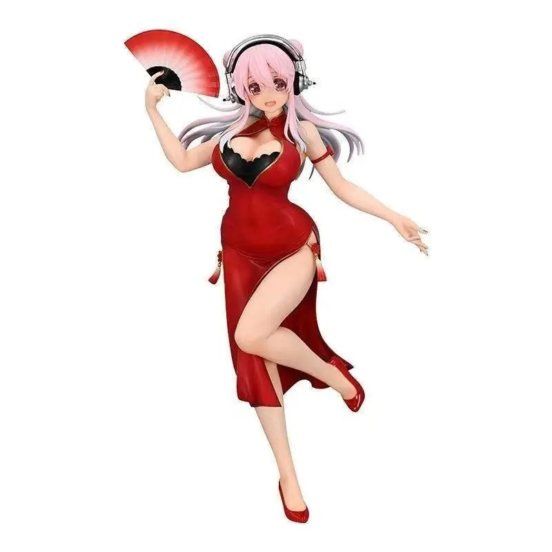 Genuino Furyu Super Sonico la animación Supersonico Trio Try It figura coleccionista de Pvc figura nueva y sin abrir modelo juguete para regalo
