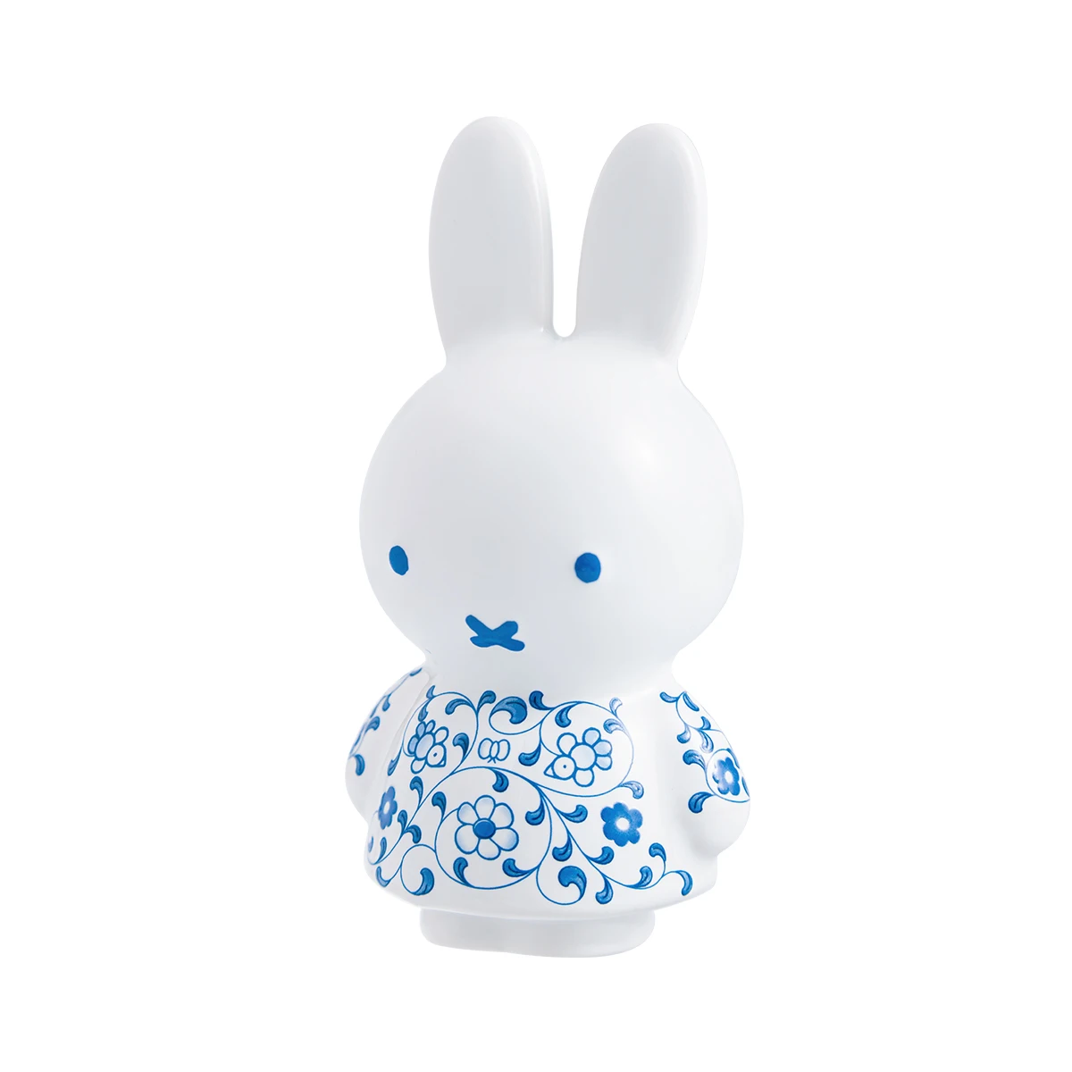 Miffy Figurine, Jingdezhen Ceramic Figurine, Blue and White, 10 cm (3.94 in) - Rabbit Shelf Decor and Collectible Gift