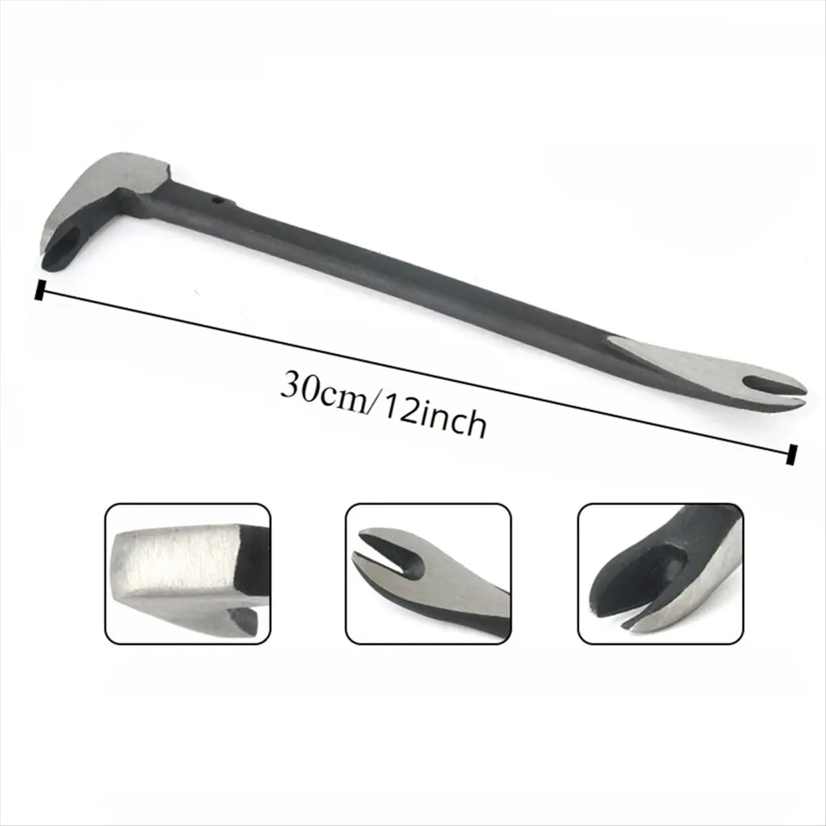 A58Z Nail Puller Extractor Remover Tool 12 Inch Household Carbon Steel Remodeling & Woodworking Tools