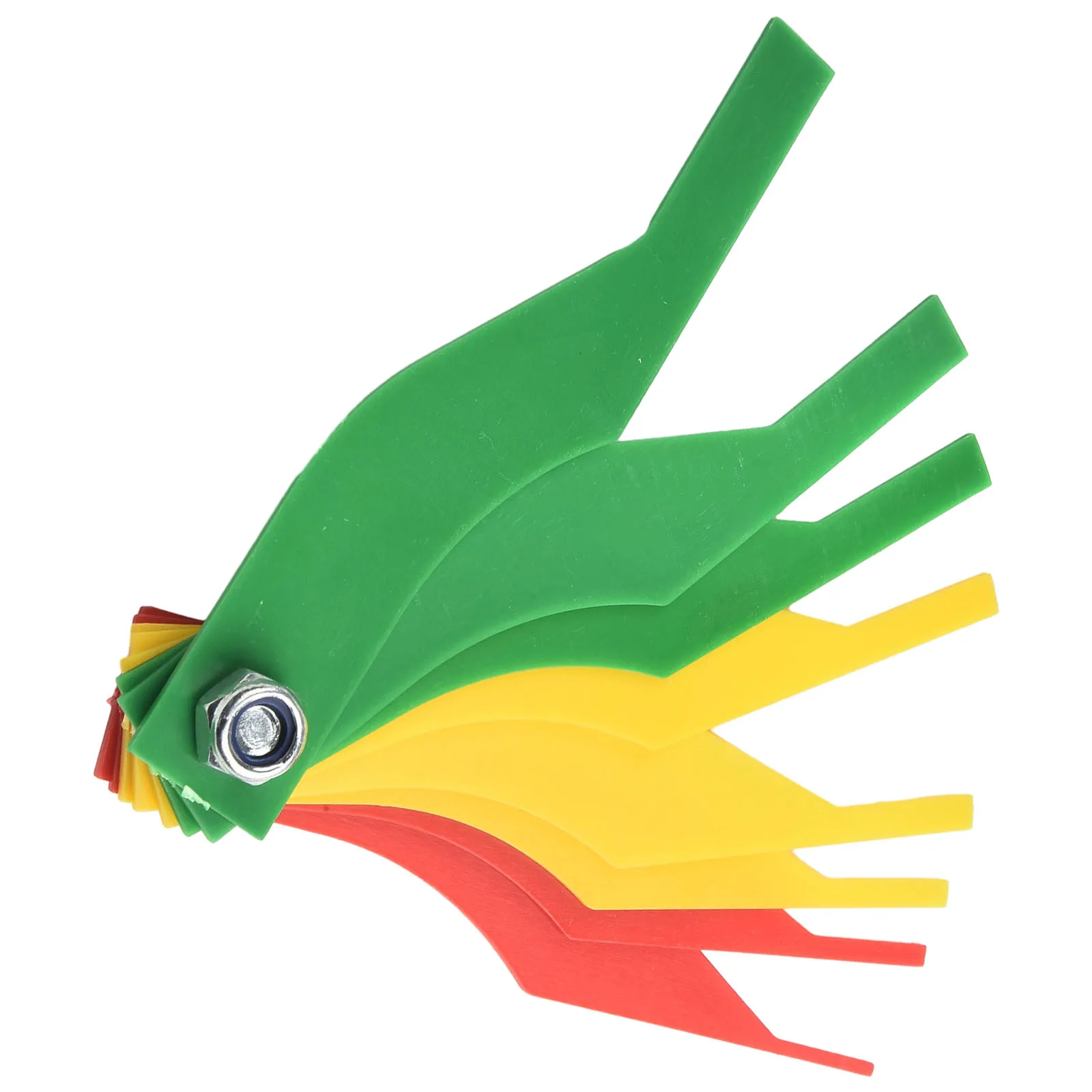 Brake Pad Thickness Gauge, 3-Color Wear Indicator Tool For Car Disc Pads, 2mm-12mm Measurement, 5.12 Inch
