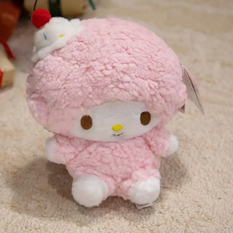 Miniso najnowszy pianino jagnięca zawieszka portmonetka pluszowa zabawka lalka kreskówka anime urocza poduszka prezent urodzinowy dla dzieci zabawna lalka