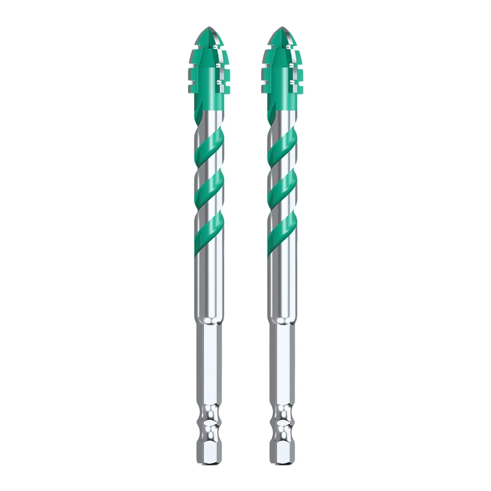 Multi-Material Bits เจาะประหลาด Bit ความต้านทานการสึกหรอ Four-edge Serrated Glass ไม้กระเบื้องโลหะสําหรับใช้ในบ้าน