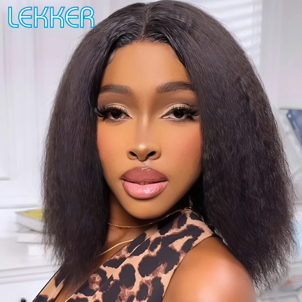 lekker-black-kinky-straight-bob-100-human-hair-yaki-straight-wigs-t-part-lace-front-for-women-brazilian-remy-hair-glueless-wigs