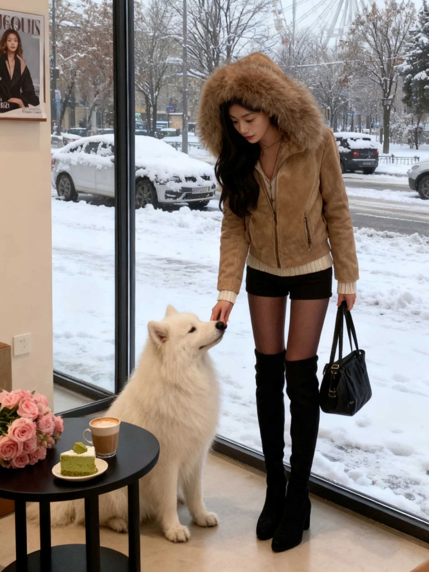 

Корейская модная женская толстовка с длинными рукавами и капюшоном, теплая верхняя одежда