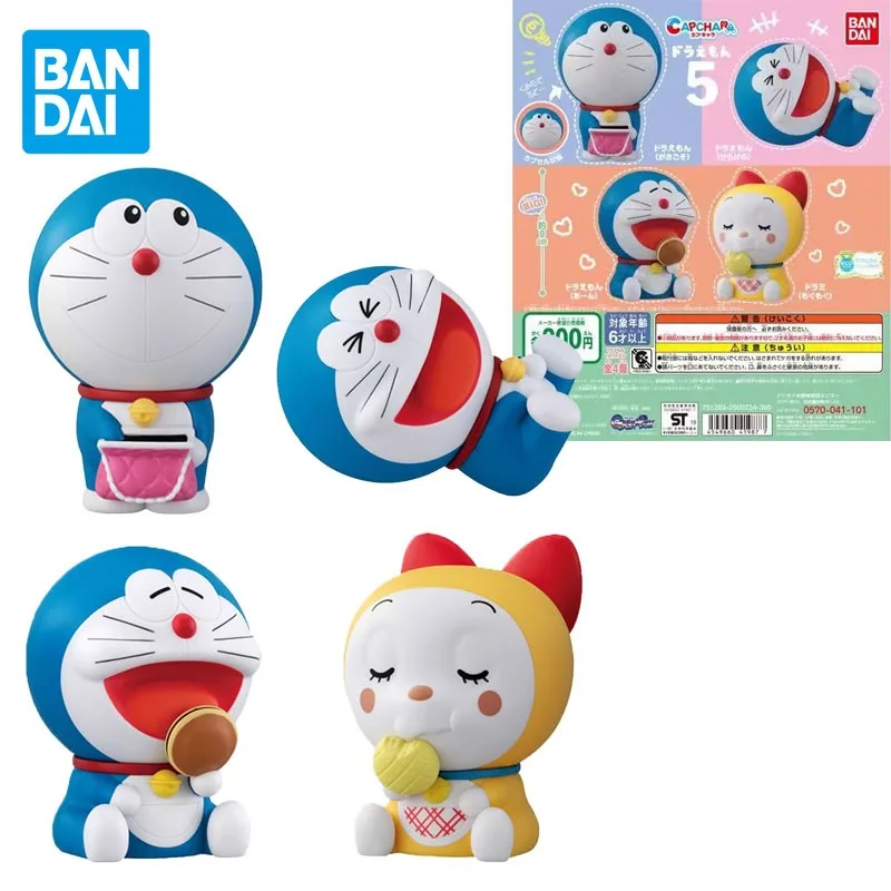 

Фигурка героя аниме BANDAI Gashapon Doraemon 5, фигурка героя дораэмона без шеллапа, игрушки для мальчиков и девочек, детские подарки на день рождения